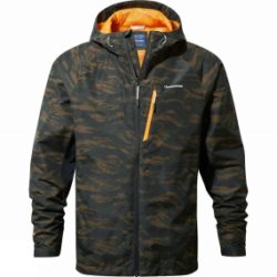Craghoppers Mens Discovery Adventures Waterproof Jacket Dark Moss Combo
